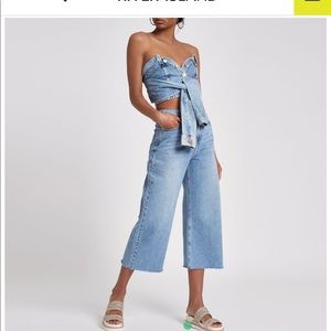 River island denim top Clearance